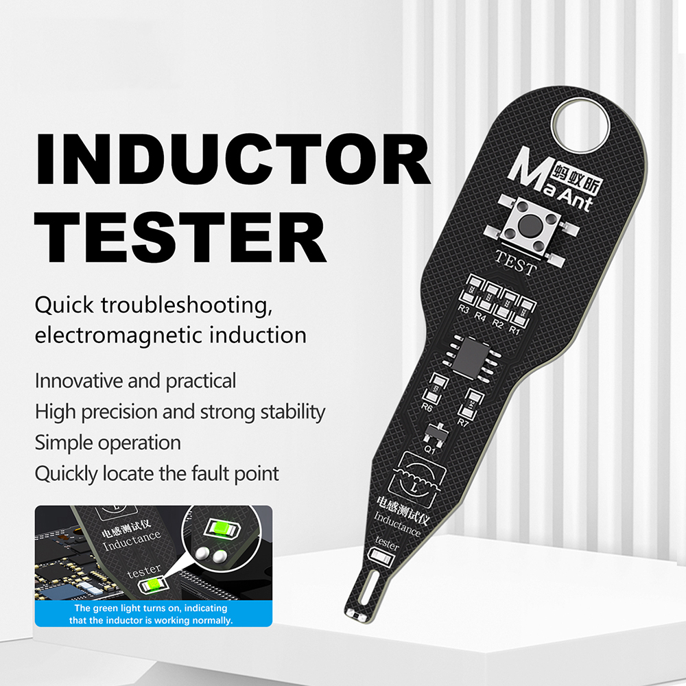 Co Detector Plug - LTD-100 Induktivitätstester, Motherboard-Spulentester, elektromagnetischer Induktions-Schnellfehlerdetektor für